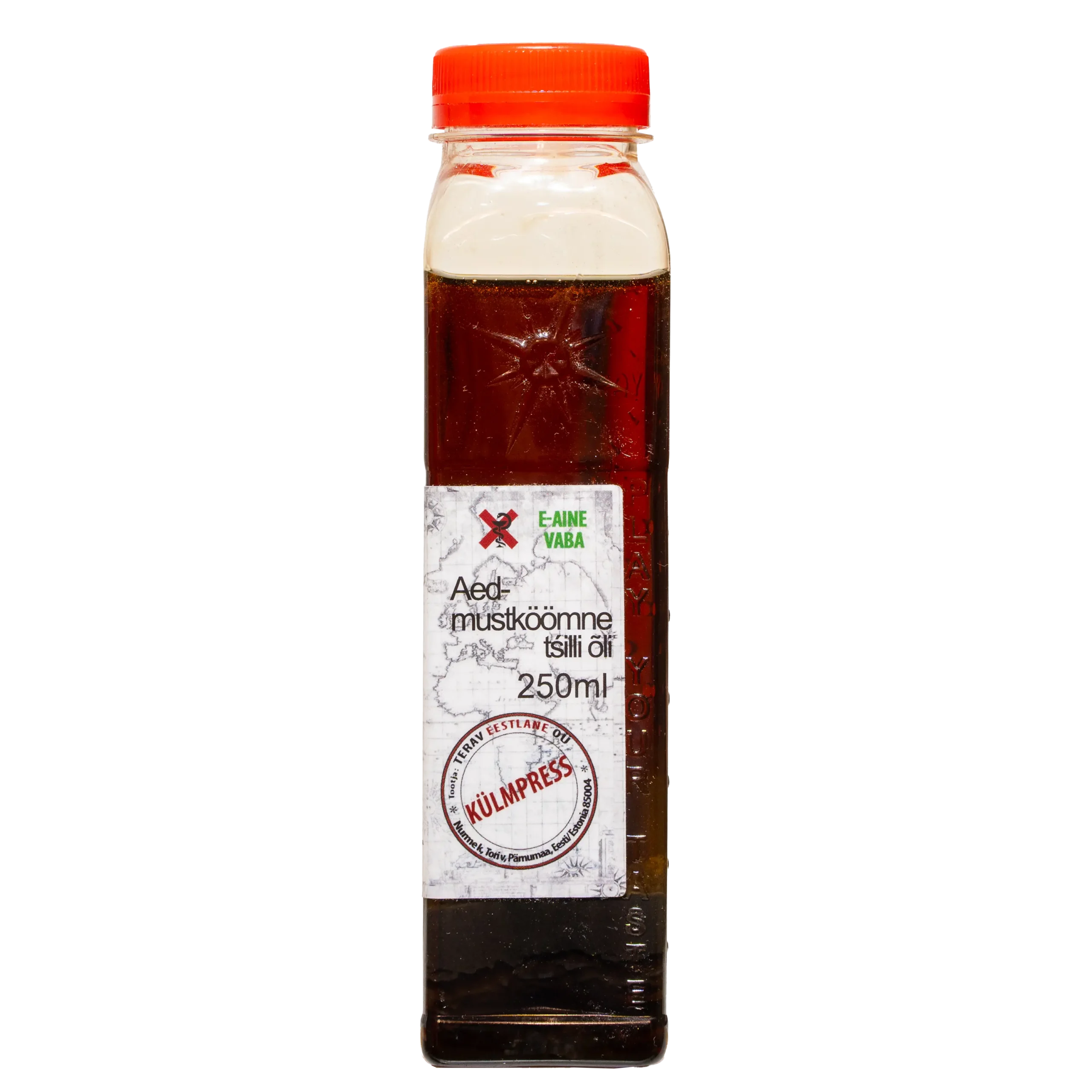 PUUTARHA-MUSTAKUMINA chili kylmäpuristettu öljy (250ml)