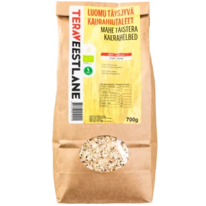 Täysjyvä kaurahiutaleet 700g luomu Terav Eestlane